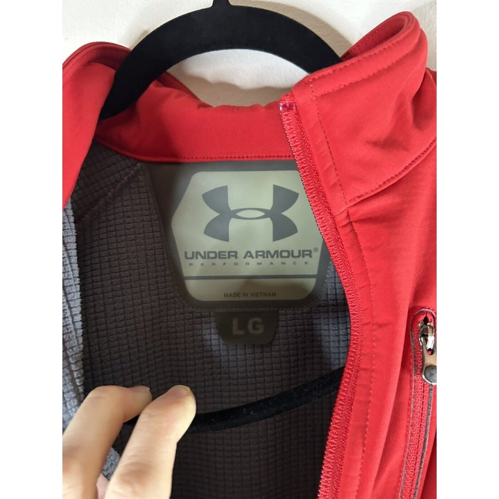Under Armor Softshell Jacket Size Large L Soft Sh… - image 5